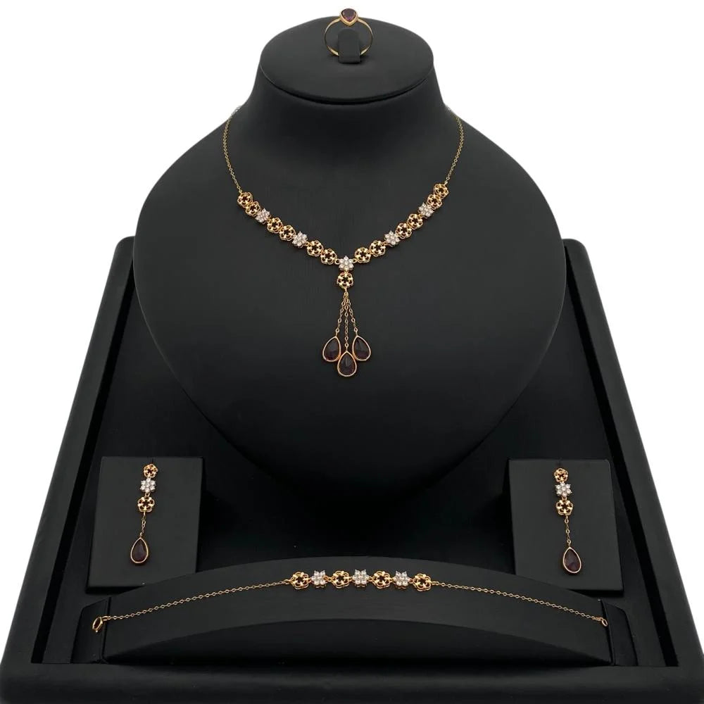 طقم مجوهرات كامل