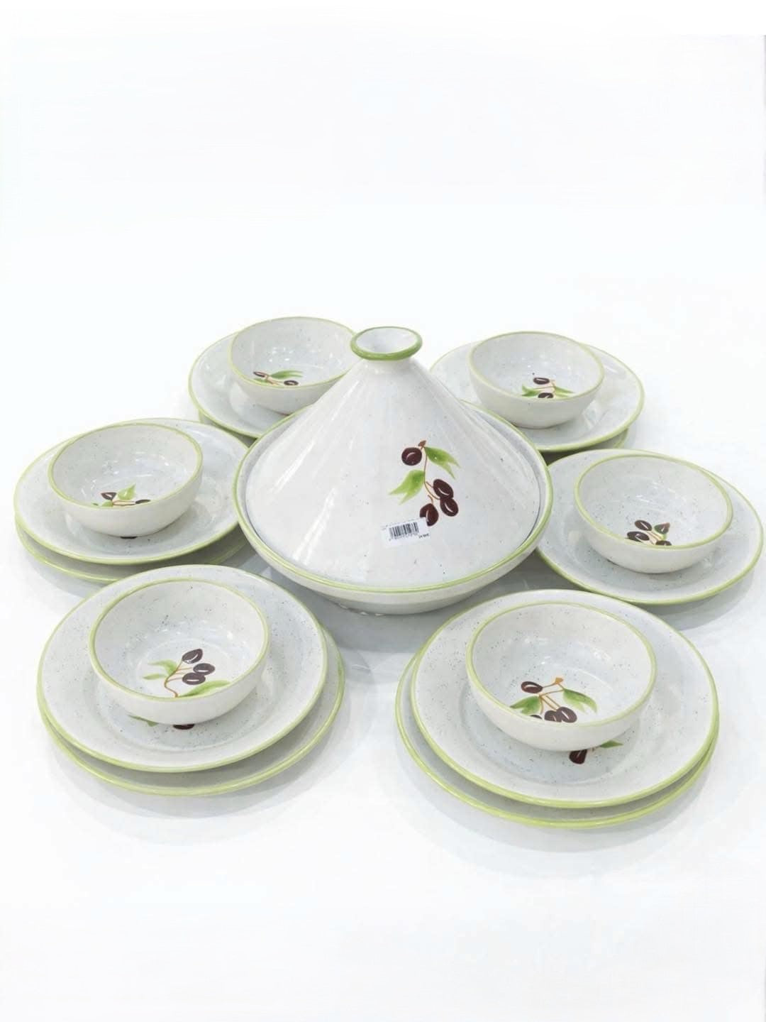 🍽️Service “Tradition Verte – Saveur Authentique” – 20 pièces (pour 6 personnes)