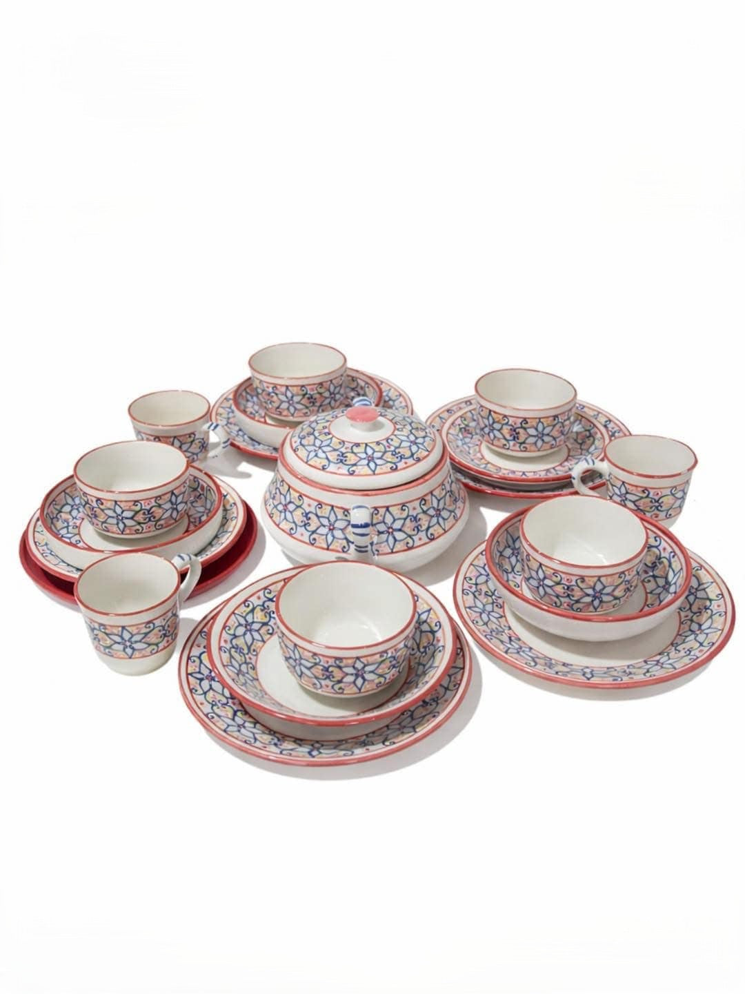 🍽️Service “Royal Oriental – Luxe Intemporel” – 23 pièces (pour 6 personnes)