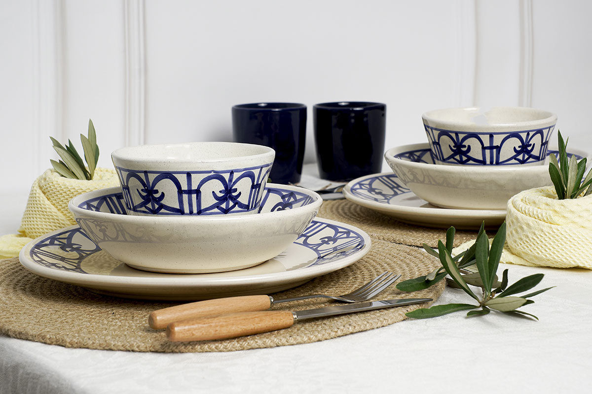 Vase en céramique artisanale Tunis Bazaar